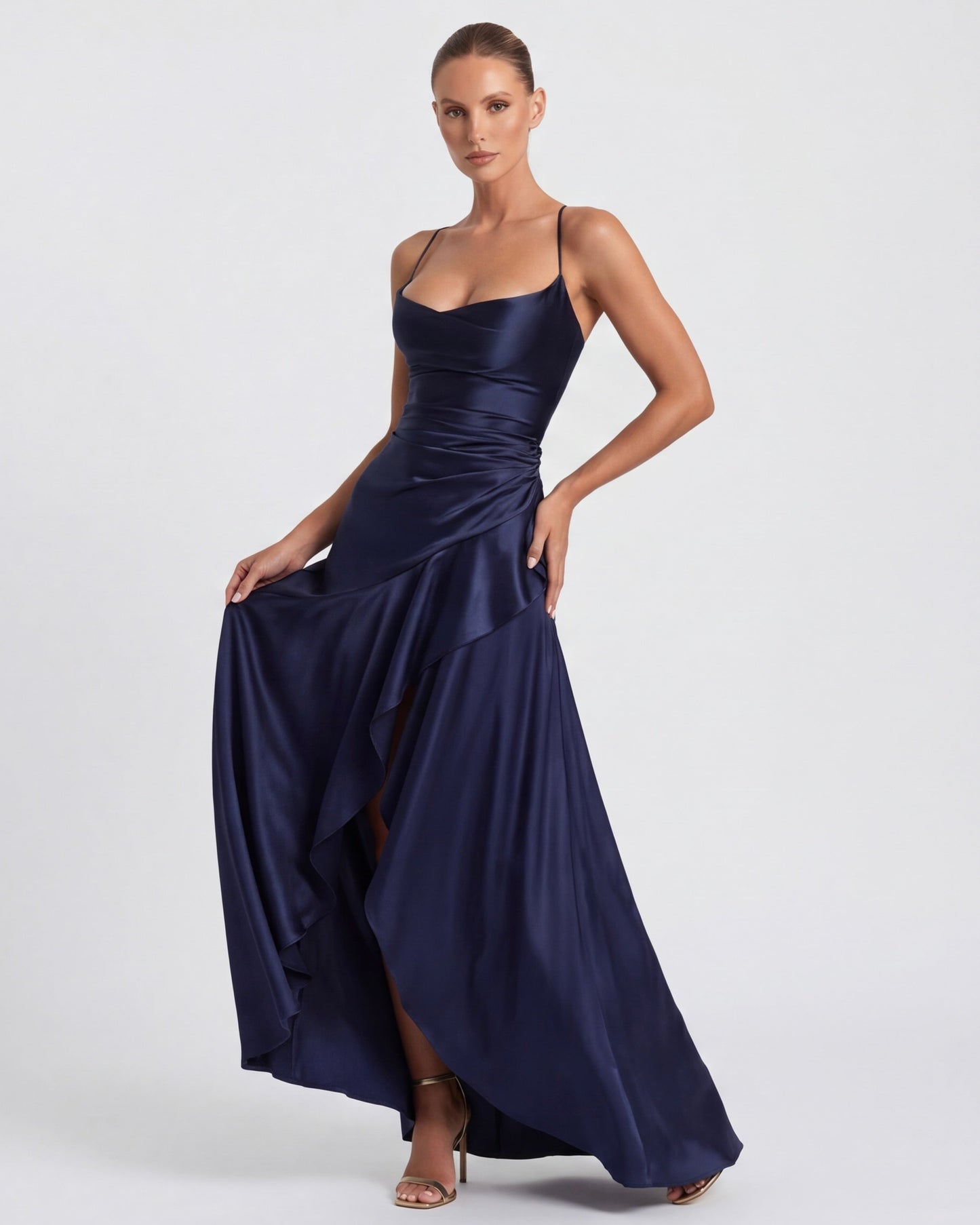 Aria - Vestido Largo Drapeado