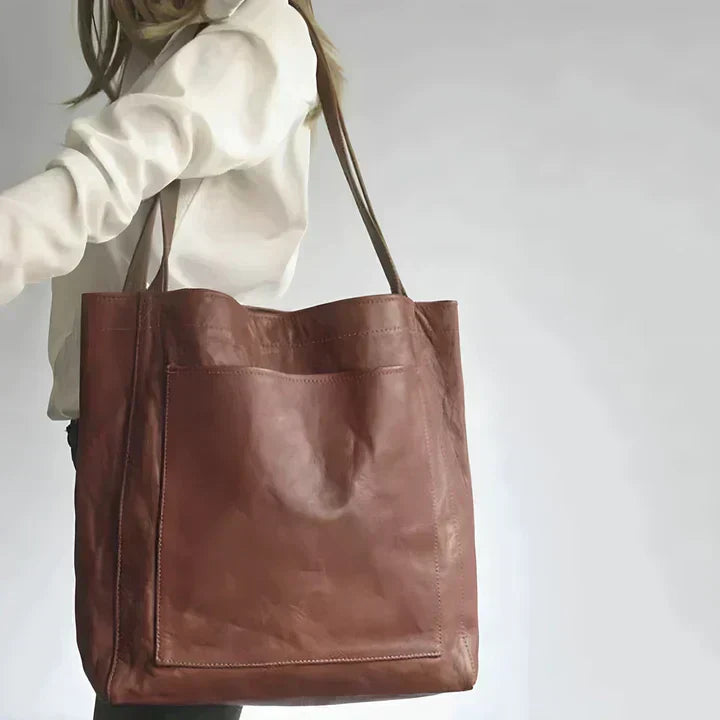 Pamela | Bolso tote de cuero clásico