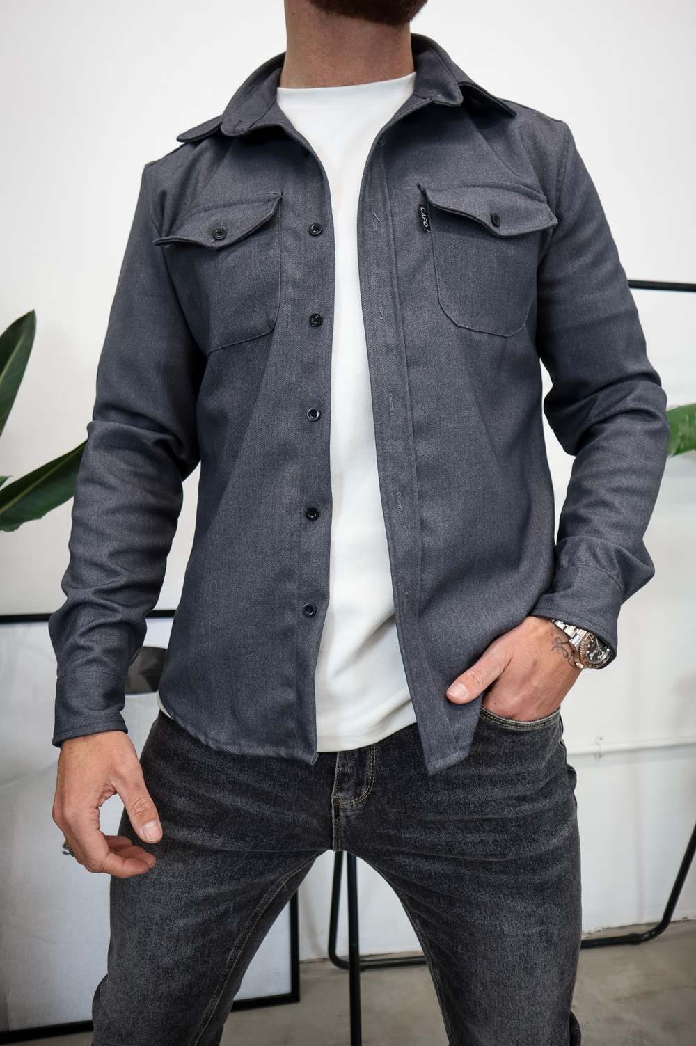 ADAM - Sobrecamisa de temporada: estilo moderno y versátil