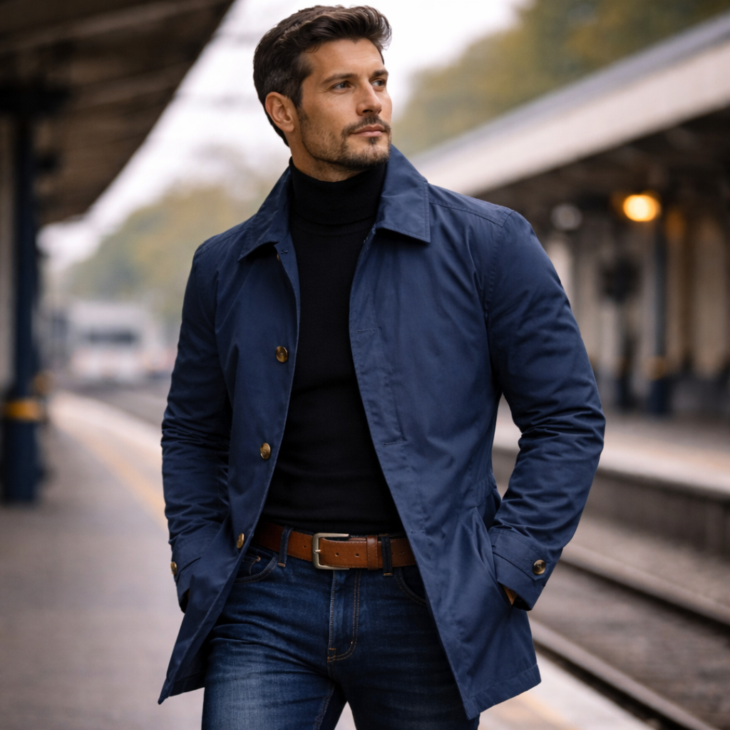 Adrián - Abrigo masculino elegante