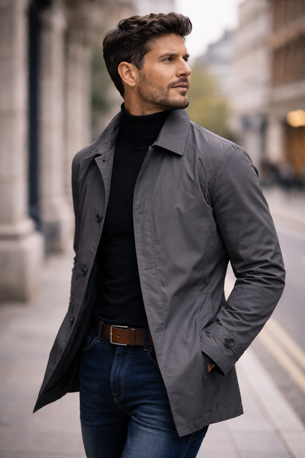 Adrián - Abrigo masculino elegante