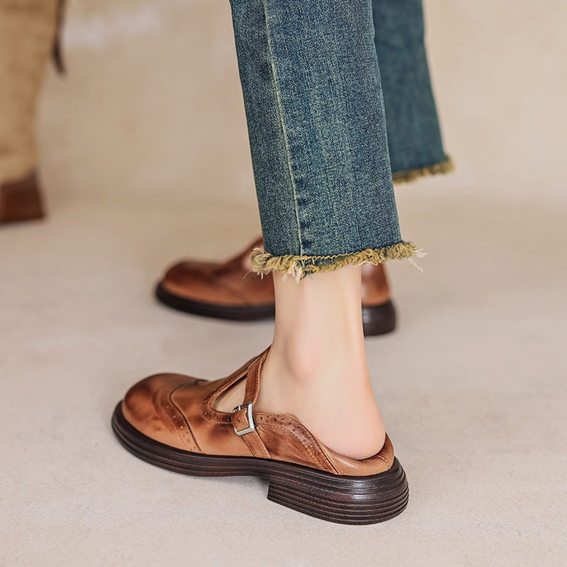 Mia - Zapato de cuero elegante y refinado