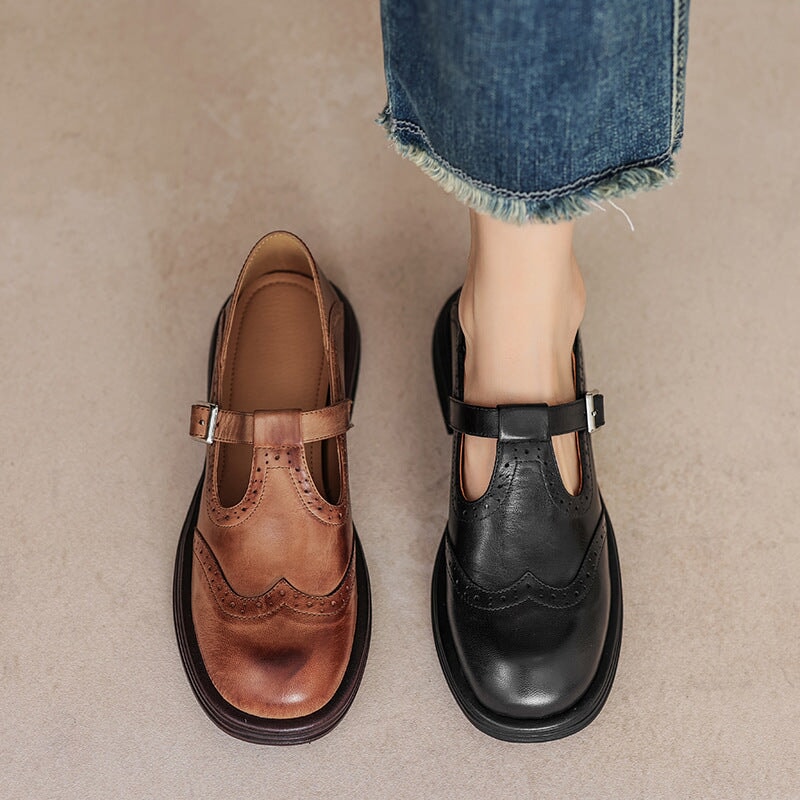 Mia - Zapato de cuero elegante y refinado