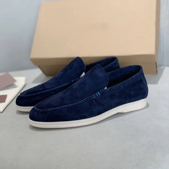 Mocasines de ante