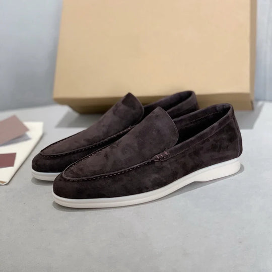 Mocasines de ante